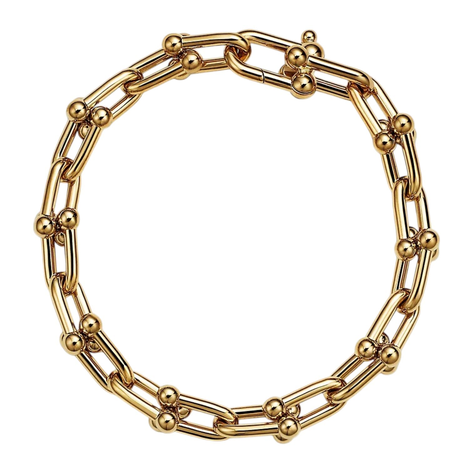 Tiffany Hardware Link Bracelet Rose Gold