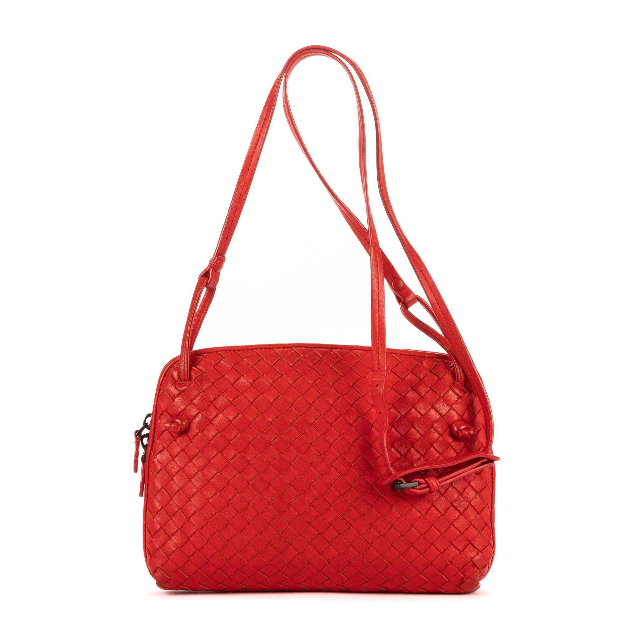Bottega Veneta Red Calf Leather Nodini OAG9993