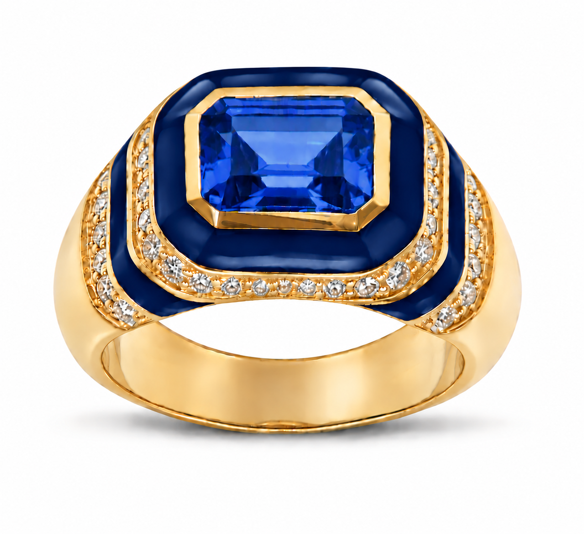 Kyma Dome Ring 18K Yellow Gold THOA001