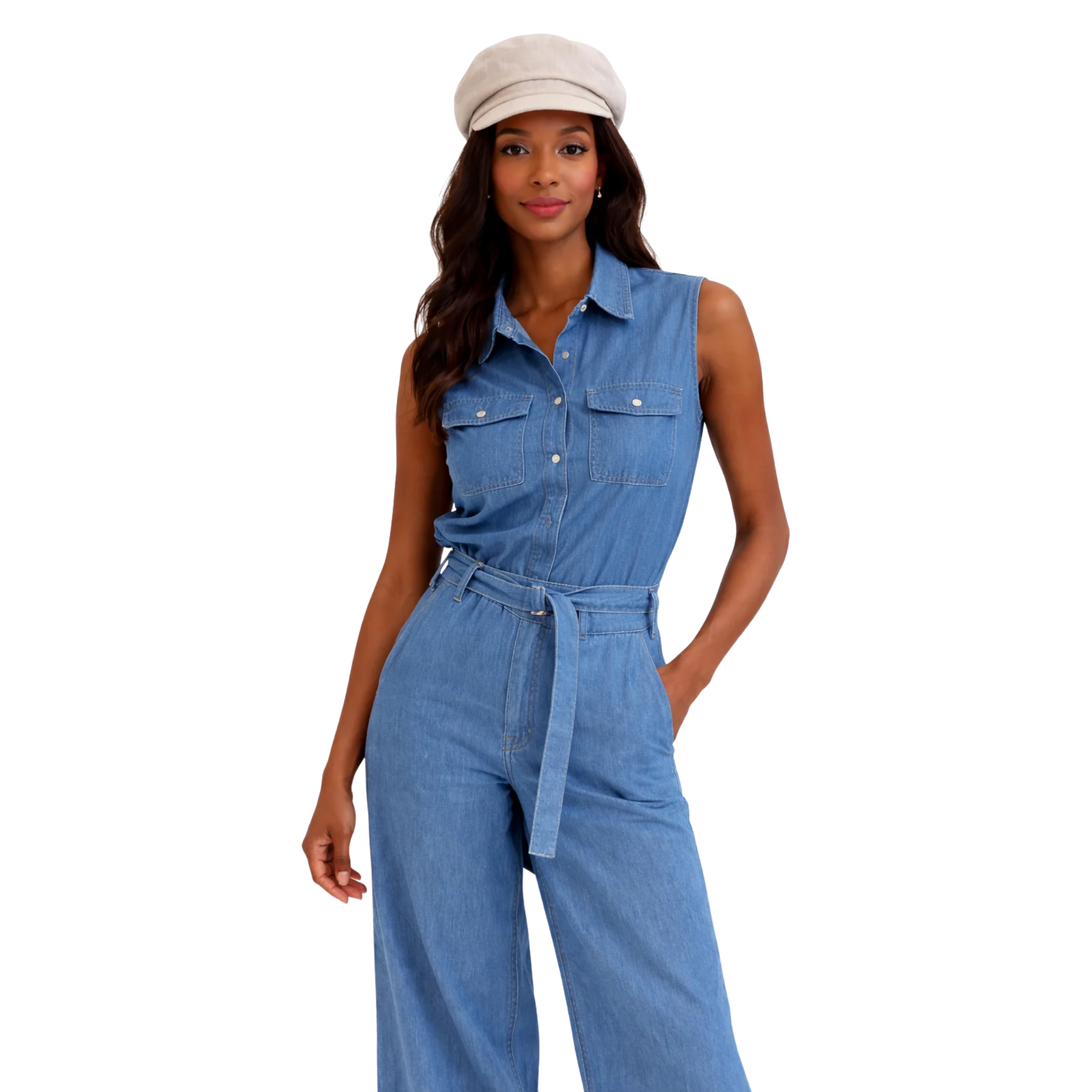 PANTALONE ROWN AF LIGHT DENIM TROUSERS (بنطلون)