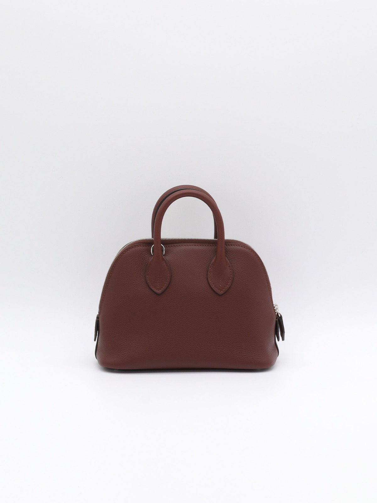 Hermès Mini Bolide Rouge Sellier Chamkila goatskin Palladium Hardware