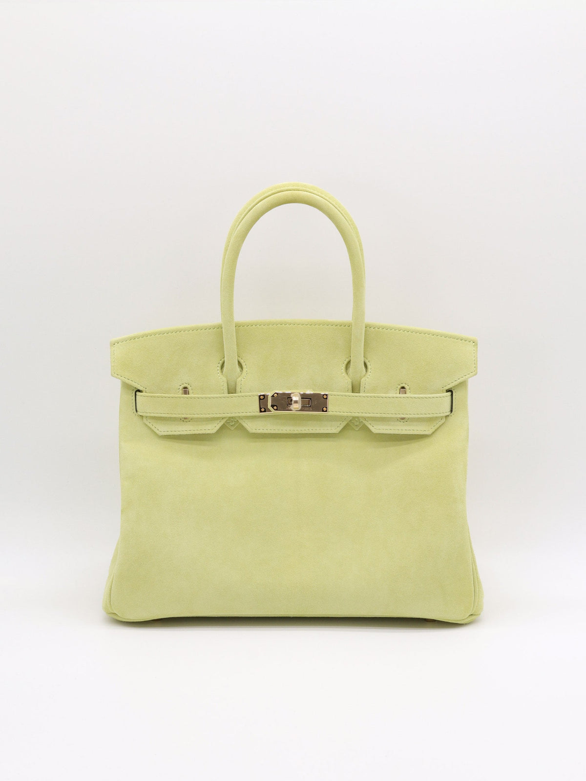 Hermès Birkin 30 Tilleul Doblis Permabrass Hardware