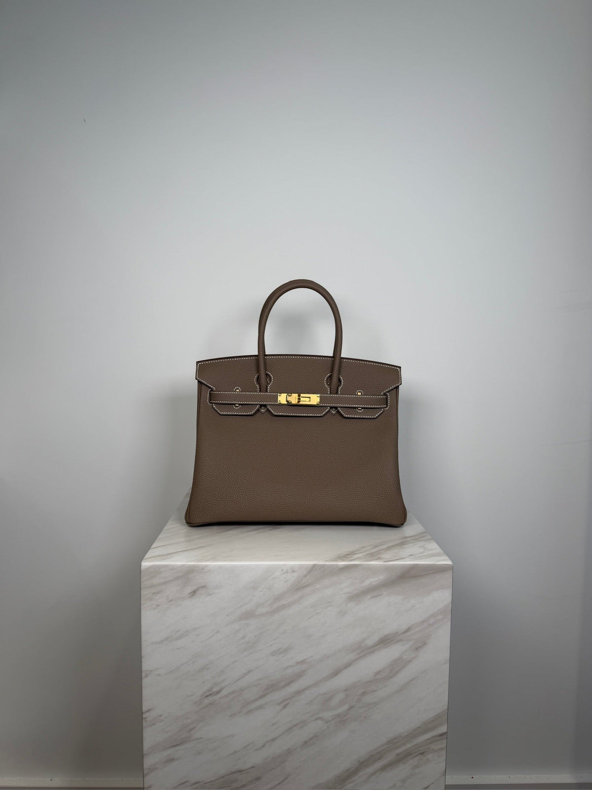Hermès Birkin 30 Etoupe Togo Gold Hardware