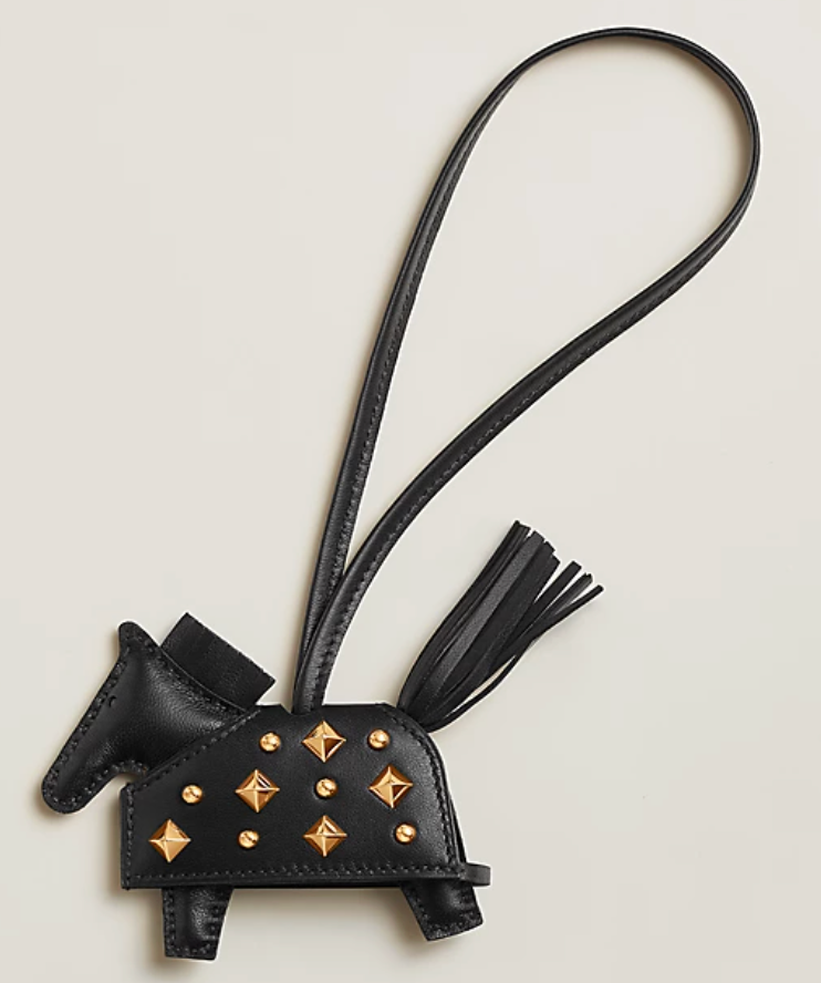 Hermès Rodeo Robeo Rock PM Charm Noir
