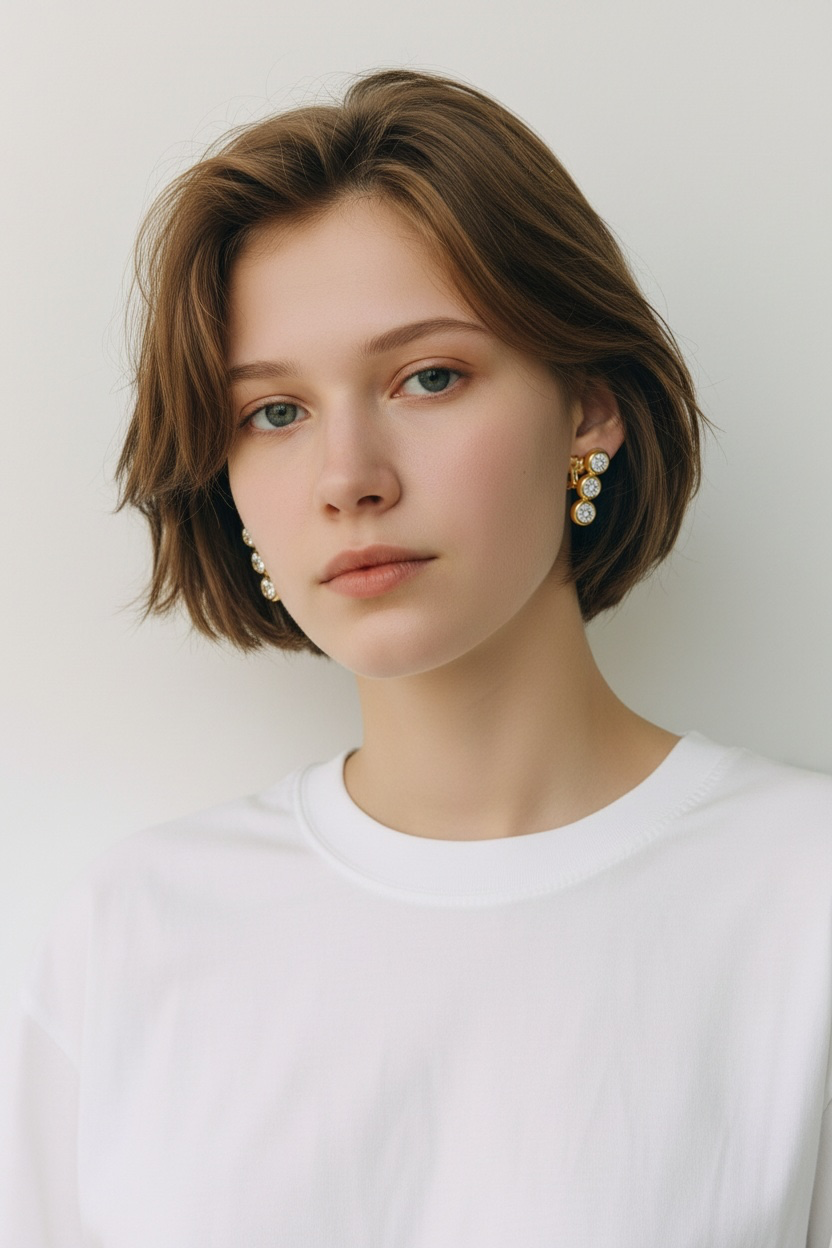 18K Bubble Earrings SETTING ONLY SABSET084