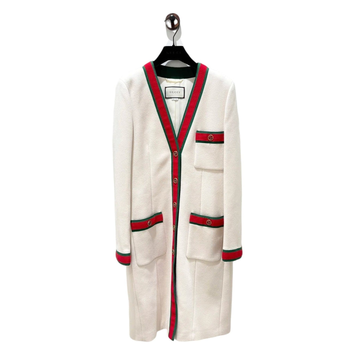 Gucci Long beige Cardigan - Size 42