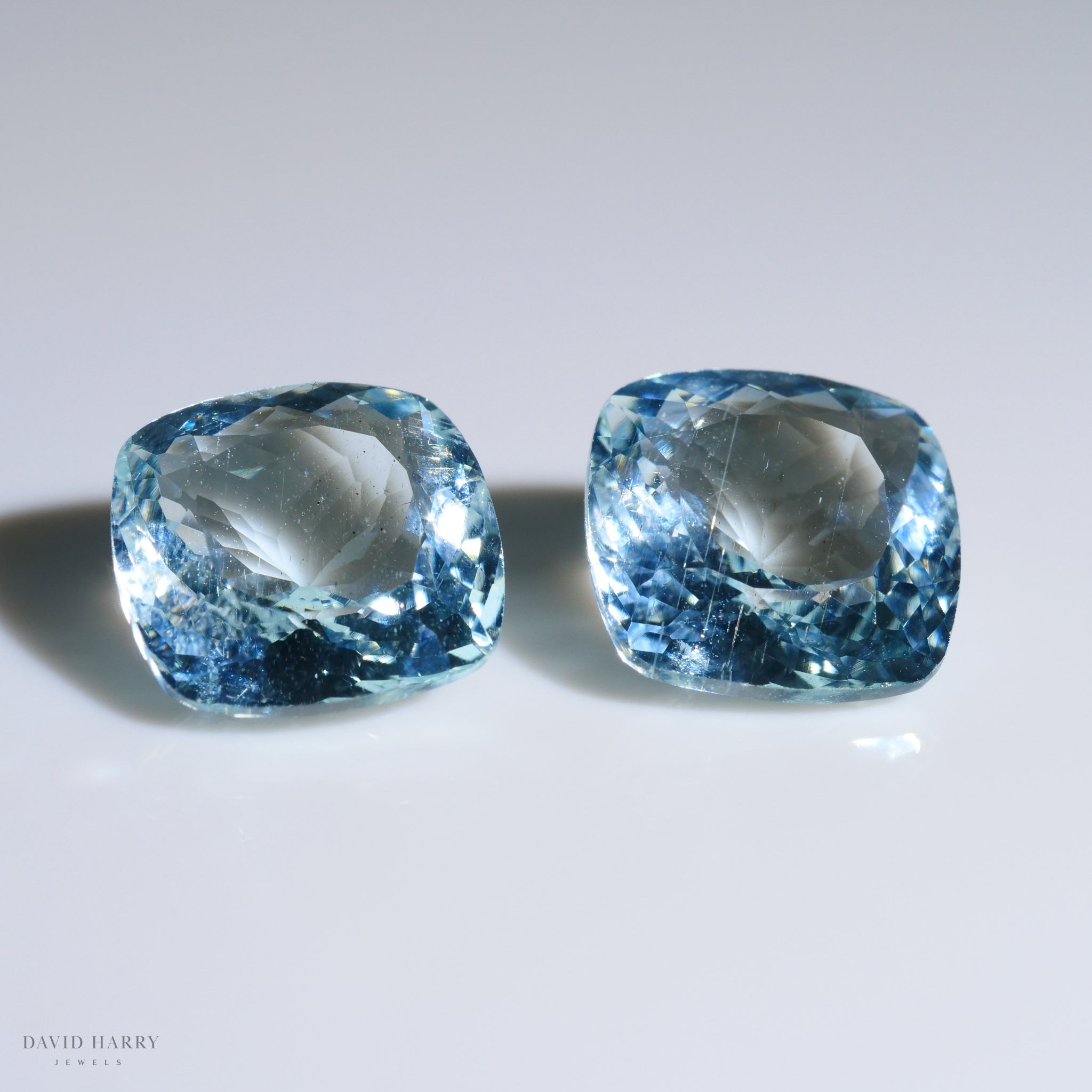 7.41ct Aquamarine Pair