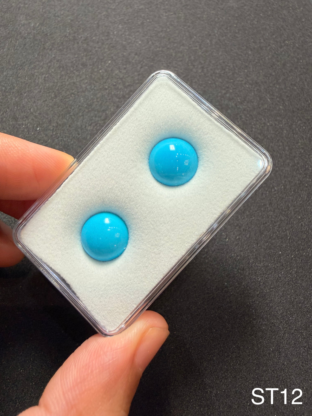 11.43ct Sleeping Beauty Turquoise Set 12 (Set of 2) ST12