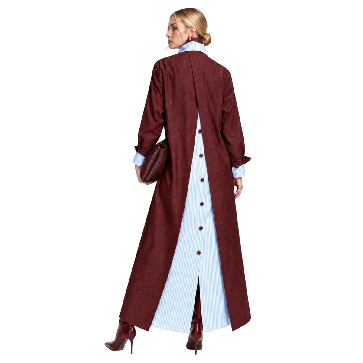 STATEMENT A-LINE SHIRT DRESS فستان “MASHA”
