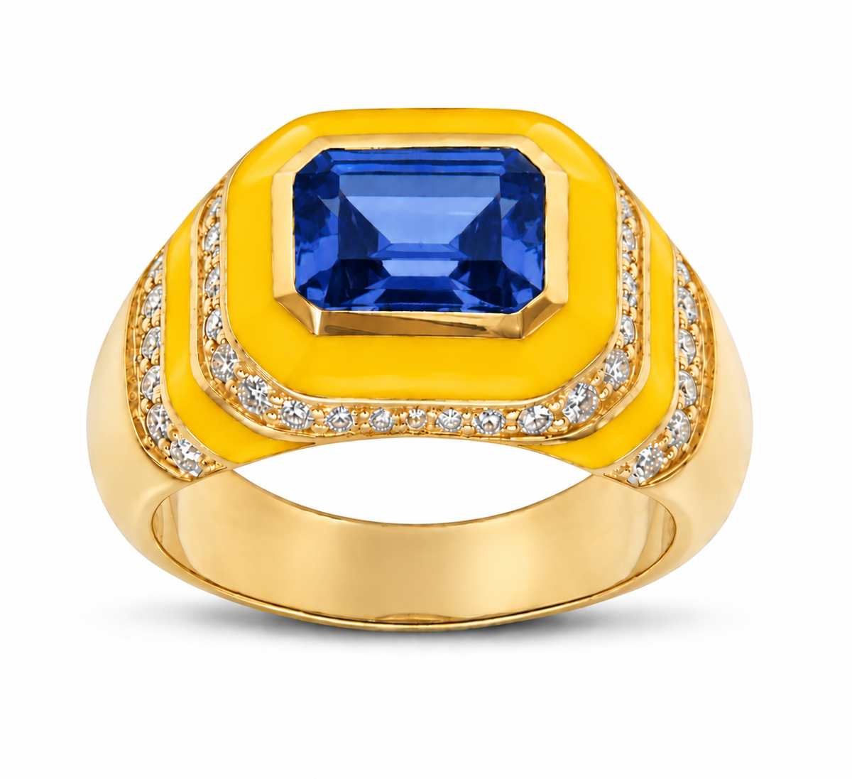 Kyma Dome Ring 18K Yellow Gold THOA001