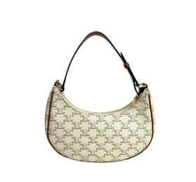 Celine Ava in Triomphe Canvas and Calfskin Bag