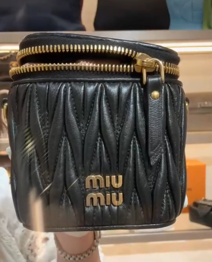 Miu Miu Black Vanity Box Bag