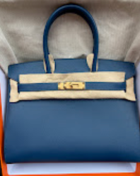 Hermes Birkin 30 Deep Blue GHW Y Madame ALTC0486