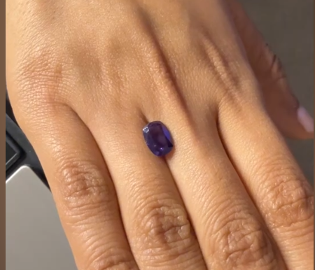 2.51ct Certified No Heat Kashmir Colour Change Sapphire