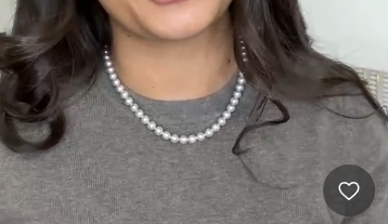 Pearl String Necklace, P(7.0~7.5mm), SV, 33.6g, 15inch C355619