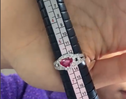 Pt950 Ruby Ring J0131Q2C3G