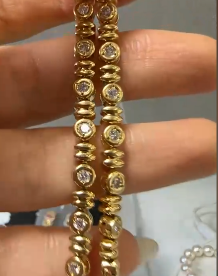 K18 diamond bracelet J0205PVLVJ