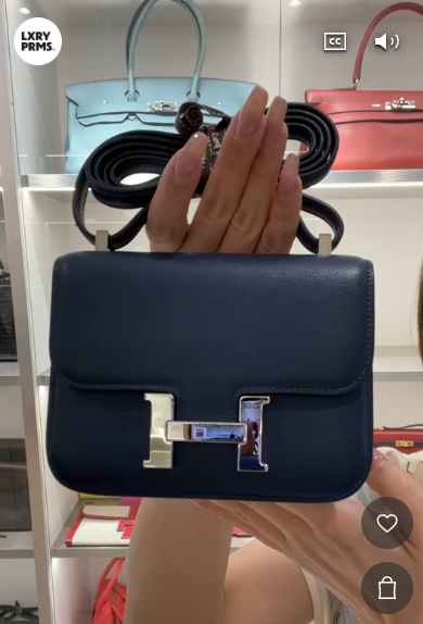 Hermes Micro Constance 14 Blue Sapphire Swift PHW SYCYB1141