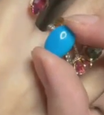 3.15ct Sleeping Beauty Turquoise Oval DXBCS2877