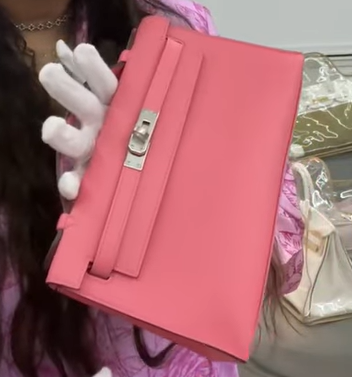 Hermes Rose D'Ete Kelly Pochette SYC1641