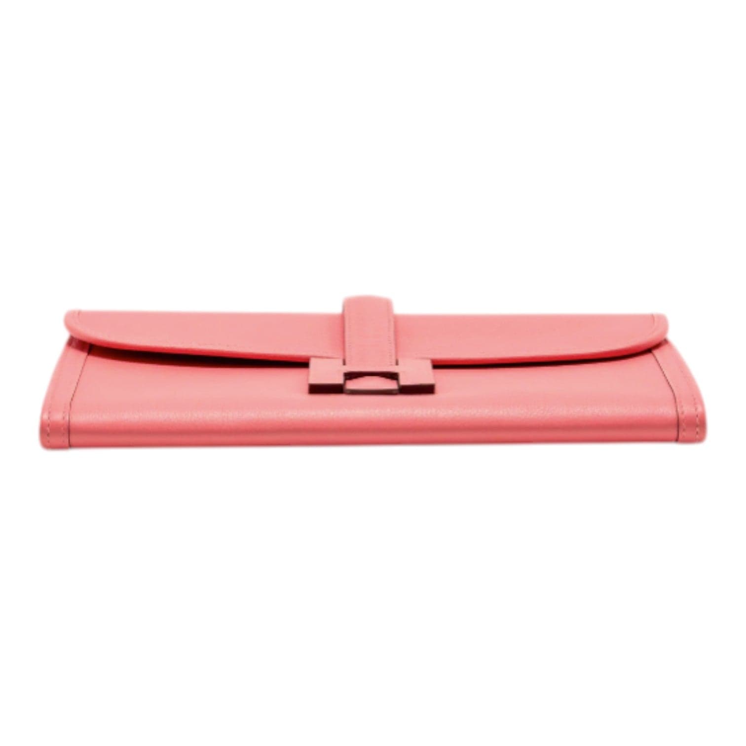 Hermes Jige Elan Clutch Evercolor Rose Azalee