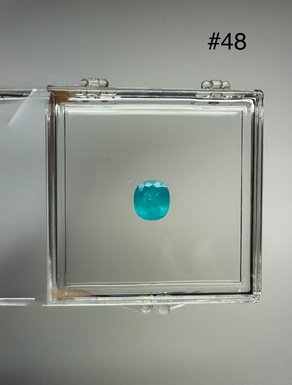 4.23ct BRAZIL PARAIBA CUSHION DXBCS3802