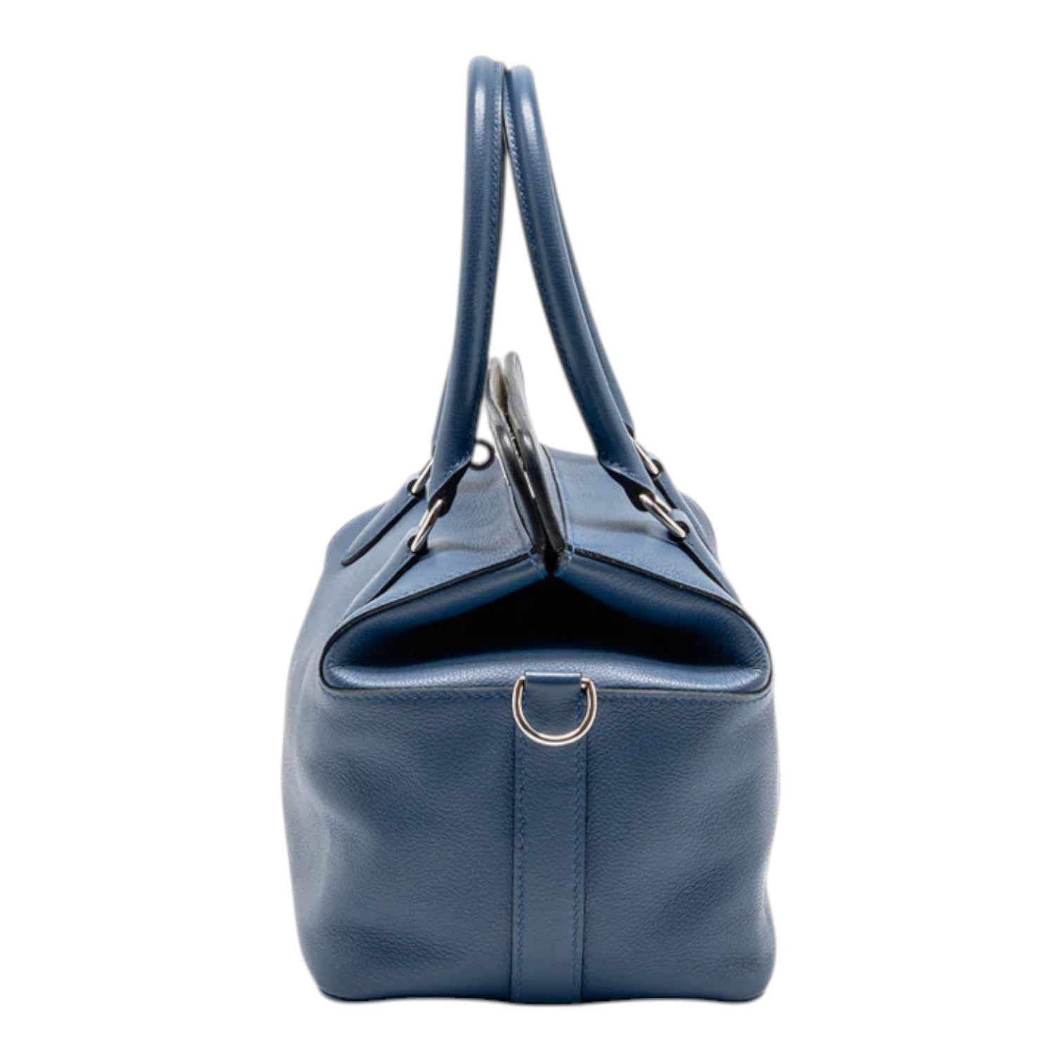 Hermes Toolbox 20 Evercolor Blue / Light Grey SHW