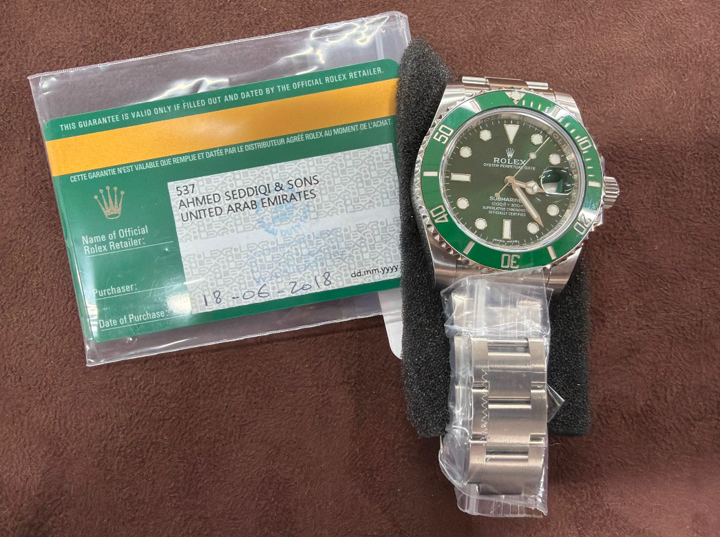 ROLEX Green Face (HULK) 116610LV Stainless Steel Watch 2700042954580