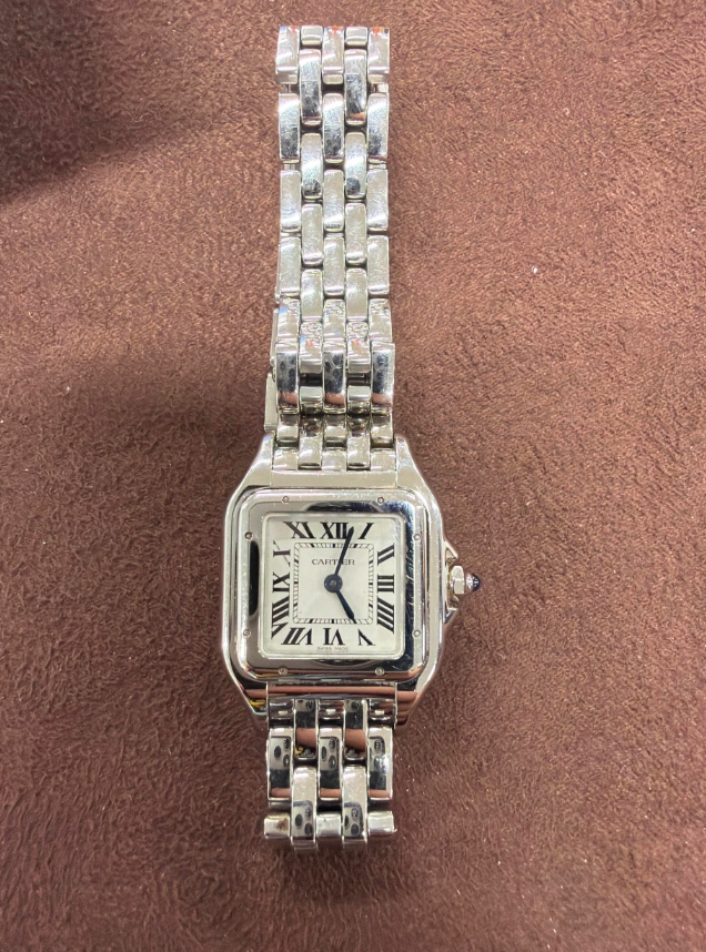 Cartier Panthère de Cartier White Face WSPN0006 Stainless Steel Watch 2700043018755