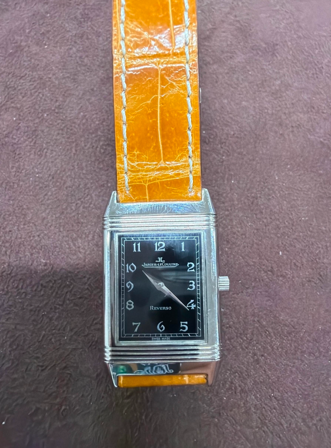 JAEGER-LECOULTRE Black Face 250.3.86 Calf Watch 2300004686025