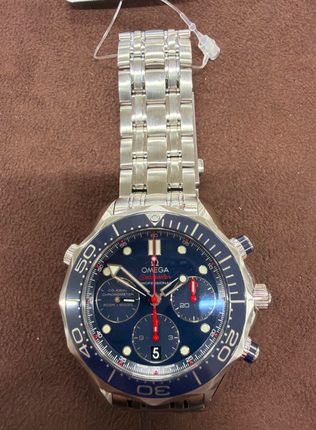 OMEGA Blue Face 212.30.42.50.03.001 Watch 2700040385126