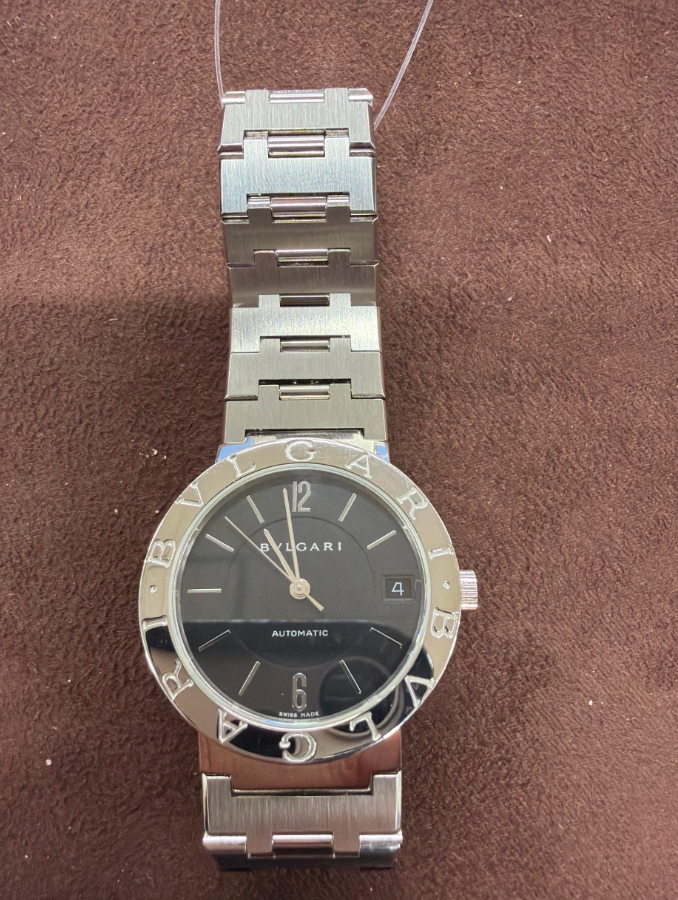 BVLGARI Black Face BB33SS/BB33S SD Stainless Steel Watch 2700041147372