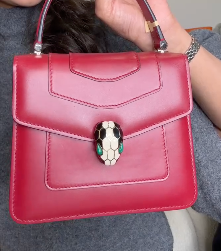 Bulgari Red Serpenti Bag ALC4070