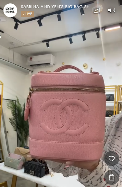 Chanel Pink Vanity Caviar GHW SYC1674