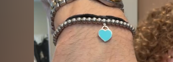 Tiffany Bead Bracelet Silver