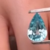 3.14ct Blue Zircon Pear DXBCD1805