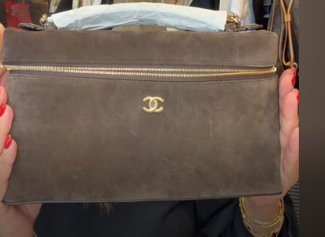 Chanel Suede Bag ALC4217