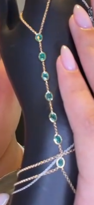 Bracelet in 18K YG - Emerald 0.80 1028762 JJC1962