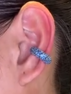Earclip in 18K WG - Sapphire 2.60 1033853 JJC2063