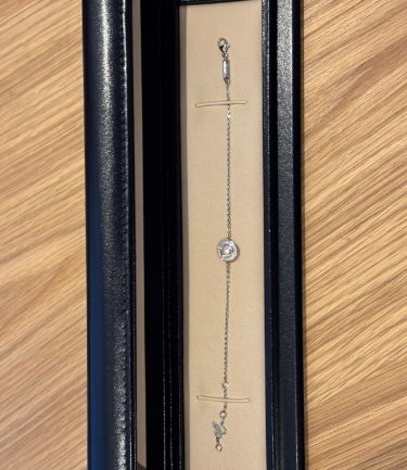 Chopard 19.5cm White Gold Diamond Happy Diamond Bracelet ALTC0957
