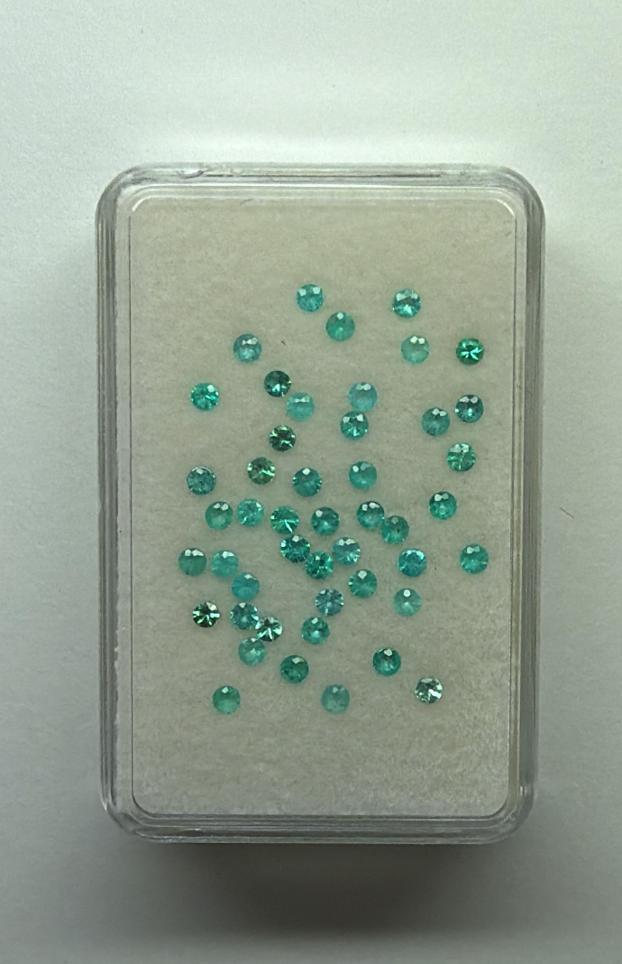 2.11ct BRAZIL PARAIBA ROUND DXBCS5638