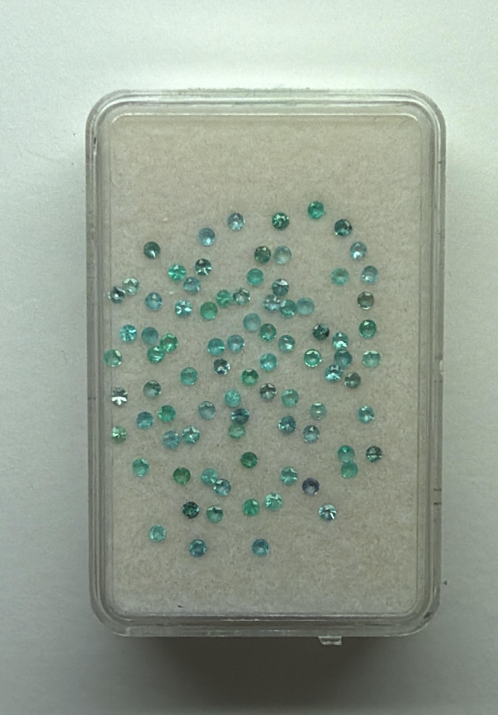 1.75ct BRAZIL PARAIBA ROUND DXBCS5642