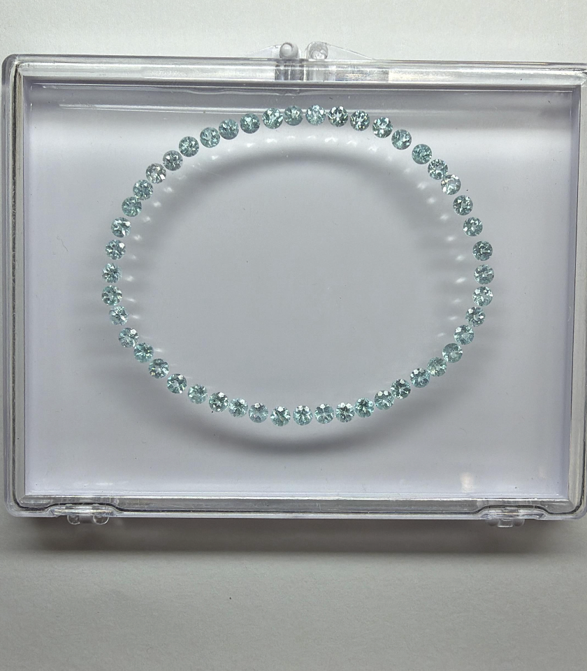 13.45ct NIGERIAN PARAIBA ROUND DXBCS5645