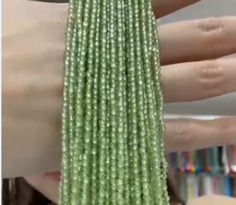 Peridot beads DXBCS4482