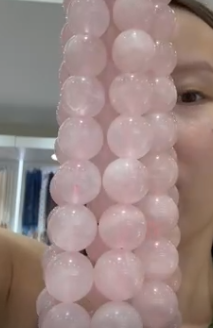 Rose Quartz Beads 20mm DXBCS5335