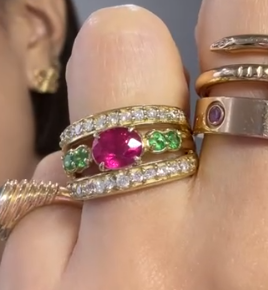K18 1.34ct Ruby Ring J0610CZ3AE