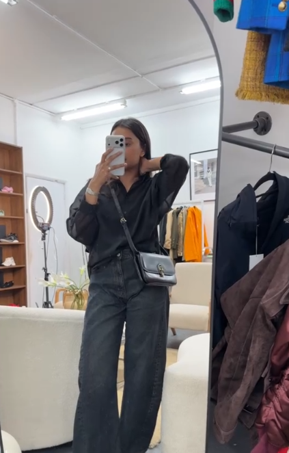 Celine Vintage Black Crossbody With GHW ALL1173