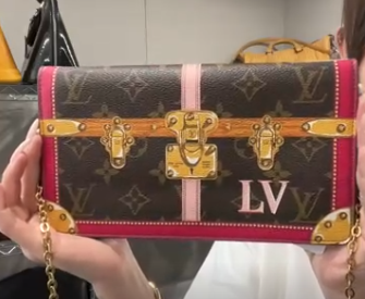 LOUIS VUITTON Pochette Weekend 2018 Summer Trunk M62456 1B070497A4J