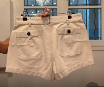CHRISTIAN DIOR White denim short AGC3785