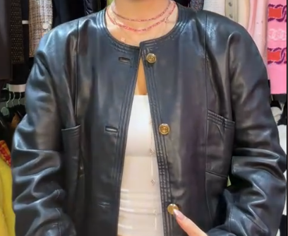 CHANEL LEATHER JACKET FT202005